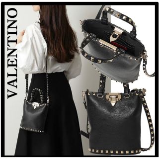 ヴァレンティノ(VALENTINO)の★VALENTINO★Rock Stud Shoulder bag☆正規品(ショルダーバッグ)