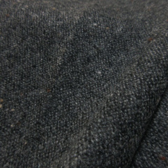 HANAE MORI(ハナエモリ)のハナエモリ スカート ツイード 台形 ひざ丈 ボックスプリーツ 38 グレー レディースのスカート(ひざ丈スカート)の商品写真