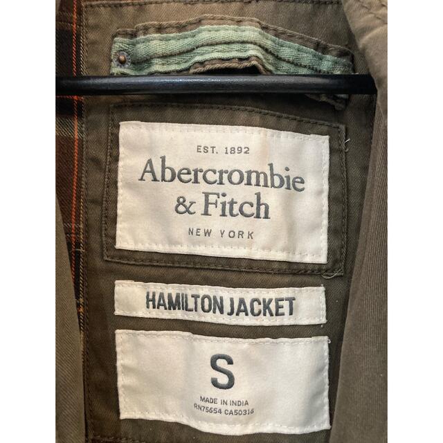 Abercrombie&Fitch(アバクロンビーアンドフィッチ)のアバクロンビー＆フィッチ ハミルトンジャケット Sサイズ 美品 ダメージ加工 メンズのジャケット/アウター(ミリタリージャケット)の商品写真