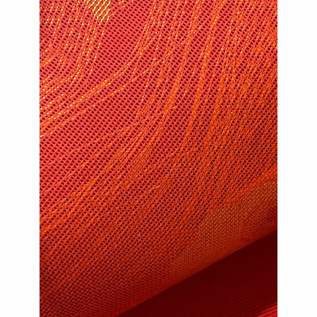 夏帯　オレンジ色　換金品　新品 レディースの水着/浴衣(帯)の商品写真