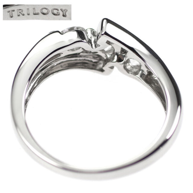 トリロジー Pt900 ダイヤモンド リング D0.50ct レディースのアクセサリー(リング(指輪))の商品写真