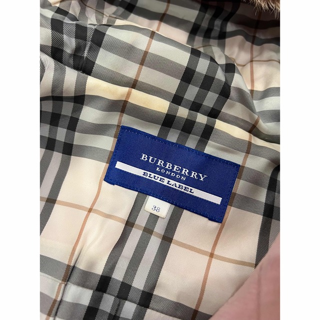 BURBERRY(バーバリー)のBURBERRY バーバリー　ピンクコート レディースのジャケット/アウター(ダッフルコート)の商品写真