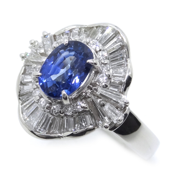 格安販売の ダイヤ サファイヤ リング 12号 ダイヤモンド:1.79ct 格安販売の ダイヤ サファイヤ リング 12号 ダイヤモンド:1.79ct