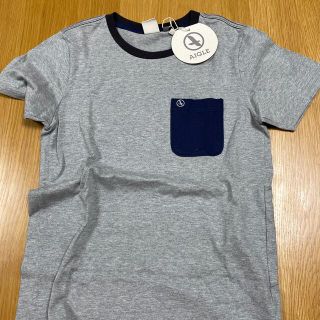 エーグル(AIGLE)の新品 エーグル グレー ネイビーサイズ　XS (Tシャツ(半袖/袖なし))