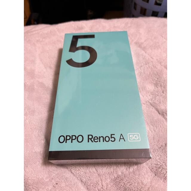 【新品未開封】OPPO Reno5 A SIMフリー シルバーブラック