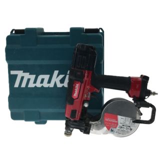 マキタ(Makita)の▼▼MAKITA マキタ エア釘打ち 高圧エアビス打ち機  ケース付属 AR320HR レッド(その他)