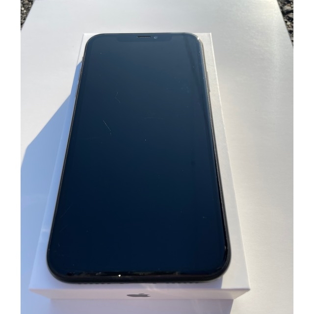 iPhone - iPhoneXR 128GB ブラック傷あり2年使用SIMロック解除済みの