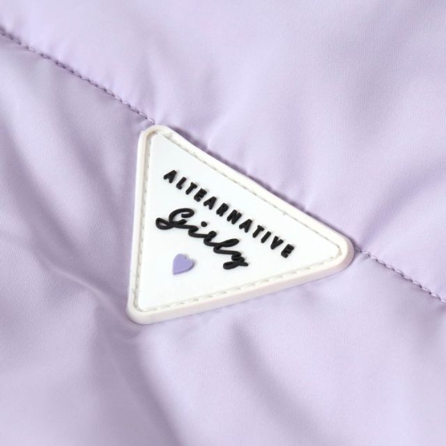 ALGY(アルジー)の新品130 リバーシブル中綿ブルゾン　アルジー キッズ/ベビー/マタニティのキッズ服女の子用(90cm~)(ジャケット/上着)の商品写真