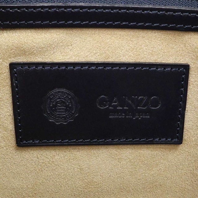 GANZO(ガンゾ)のガンゾ ブライドル BRIDLE トートバッグ カーフスキン レザー ネイビー 57555 GANZO（美品） メンズのバッグ(トートバッグ)の商品写真