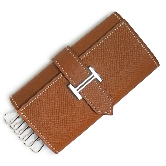 最高 Hermes - エルメス ベアン 6連 キーケース ヴォーエプソン レザー