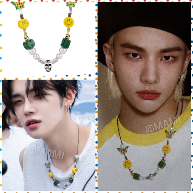 Stray Kids - 😊ワイルド系スマイルネックレス😊stray kids Stray Kids - 😊ワイルド系スマイルネックレス😊stray kids
