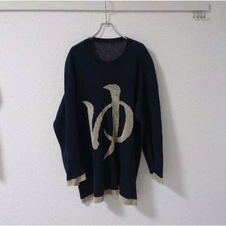 ドゥルカマラ(Dulcamara)の希少 Ka na ta 温泉ニット 黒 onsen Knit かなた(ニット/セーター)