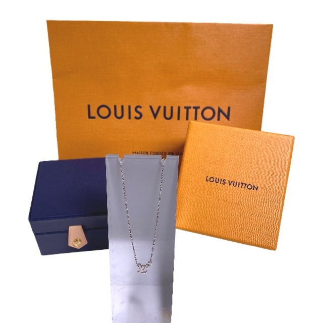 LOUIS VUITTON(ルイヴィトン)のルイヴィトン Q93653 ネックレス ホワイトゴールド  LOUIS VUITTON 750WG ホワイトゴールド×ダイヤモンド レディースのアクセサリー(ネックレス)の商品写真