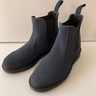 ドクターマーチン(Dr.Martens)の★ドクターマーチン★サイドゴアブーツ★ネイビー★スエード素材★UK5(24cm)(ブーツ)