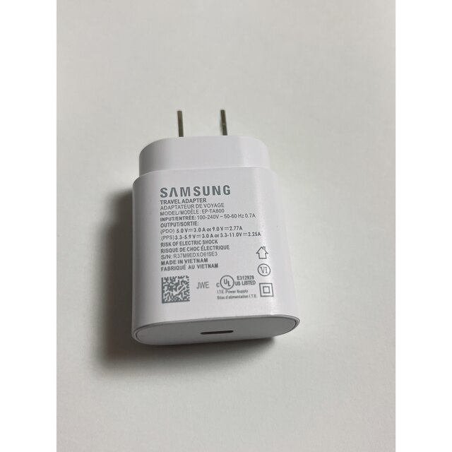 新品Samsung Galaxy急速充電器セット25w 2セット スマホ/家電/カメラのスマートフォン/携帯電話(バッテリー/充電器)の商品写真