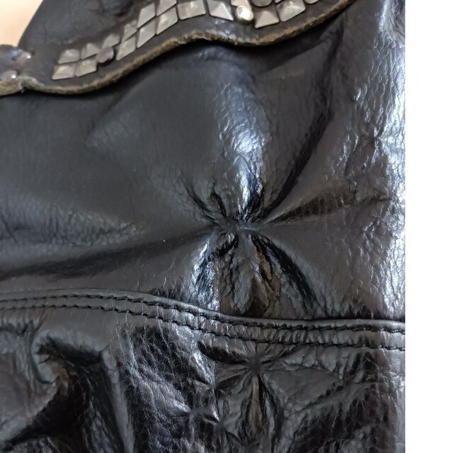 革 バッグ ミニボストン ブラック 本皮 日本製 メンズのバッグ(ボストンバッグ)の商品写真