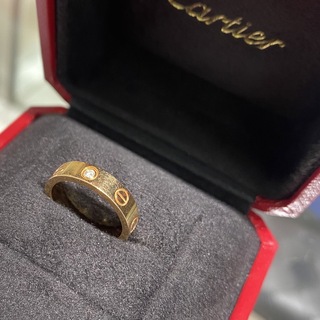 カルティエ(Cartier)のLove ウェディング リング、ダイヤモンド1個(リング(指輪))
