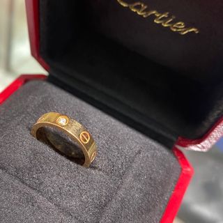 カルティエ(Cartier)のLove ウェディング リング、ダイヤモンド1個(リング(指輪))