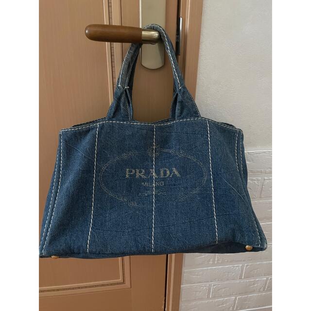 PRADA プラダ デニムトートバッグ PRADA プラダ デニムトートバッグ