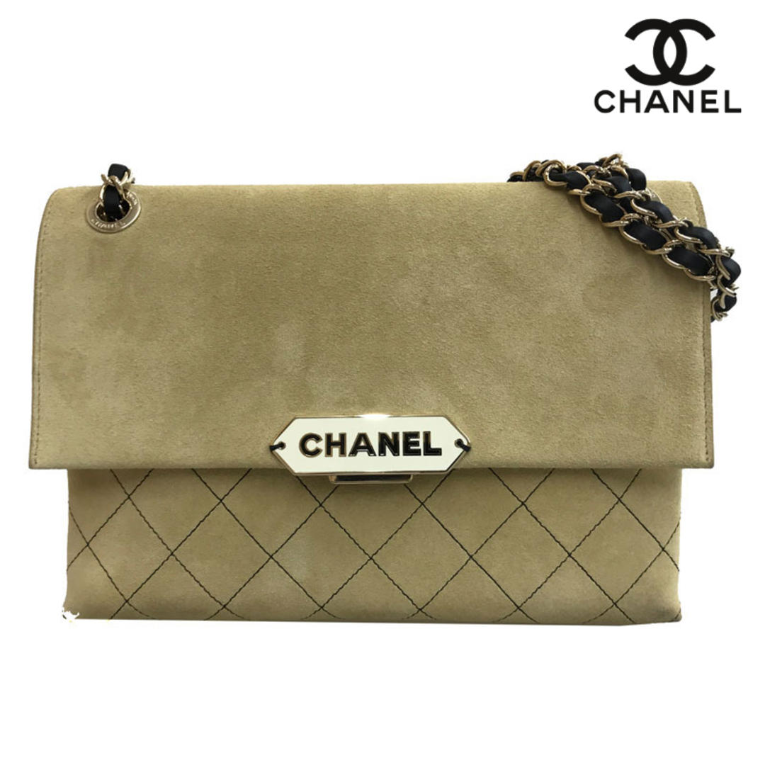 シャネル CHANEL マトラッセ ロゴ チェーン ショルダーバッグ