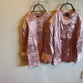 ギャップ(GAP)のGAP ピンクブラウス　ドット(シャツ/ブラウス(長袖/七分))