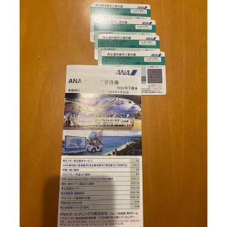 エーエヌエー(ゼンニッポンクウユ)(ANA(全日本空輸))の全日空　ANA 株主優待券　4枚　グループ優待券冊子(その他)