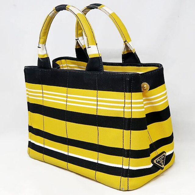 【新品】 PRADA - バッグ B2439B トート 2WAY カナパ ボーダー