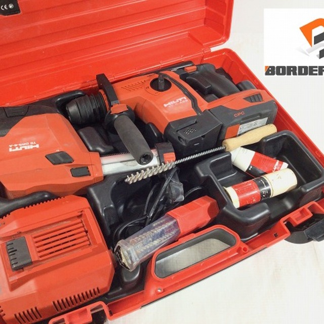 ☆品☆HILTI ヒルティ 集じんシステムハンマドリル TE6-ADRS 3.0AH バッテリー1個 充電器 TE6-A22 TEDRS-6-A 61523