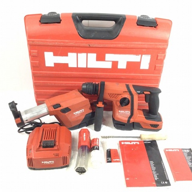 ☆品☆HILTI ヒルティ 集じんシステムハンマドリル TE6-ADRS 3.0AH バッテリー1個 充電器 TE6-A22 TEDRS-6-A 61523