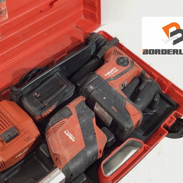 ☆中古品☆HILTI ヒルティ 36V 充電式ロータリーハンマードリル TE6-A36-AVR 集塵システム バッテリー2個(3.0Ah) 充電器  ケース付 61643