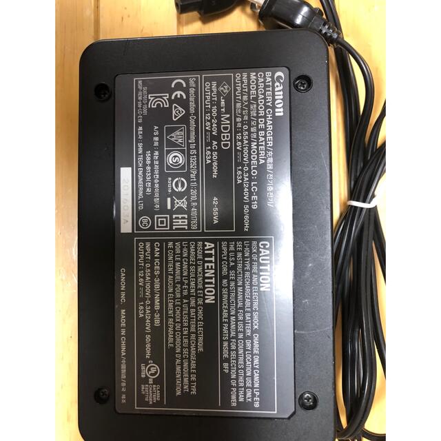 Canon LC-E19 充電器 バッテリーチャージャー Canon LC-E19 充電器 バッテリーチャージャー