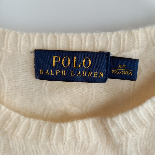 POLO RALPH LAUREN(ポロラルフローレン)のポロラルフローレン　カシミア　メリノウール　セーター　クルーネック　ケーブル編み レディースのトップス(ニット/セーター)の商品写真