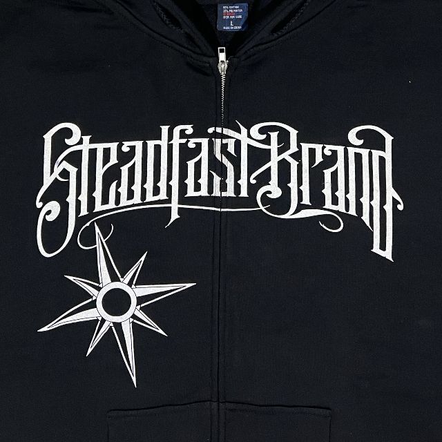 Steadfast brand Nation ジップアップパーカー M www.krzysztofbialy.com