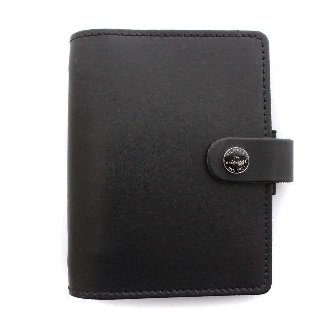 ファイロファックス FILOFAX システム手帳 手帳カバー レザー 文房具 黒