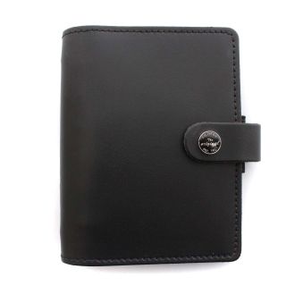 アザー(other)のファイロファックス FILOFAX システム手帳 手帳カバー レザー 文房具 黒(その他)