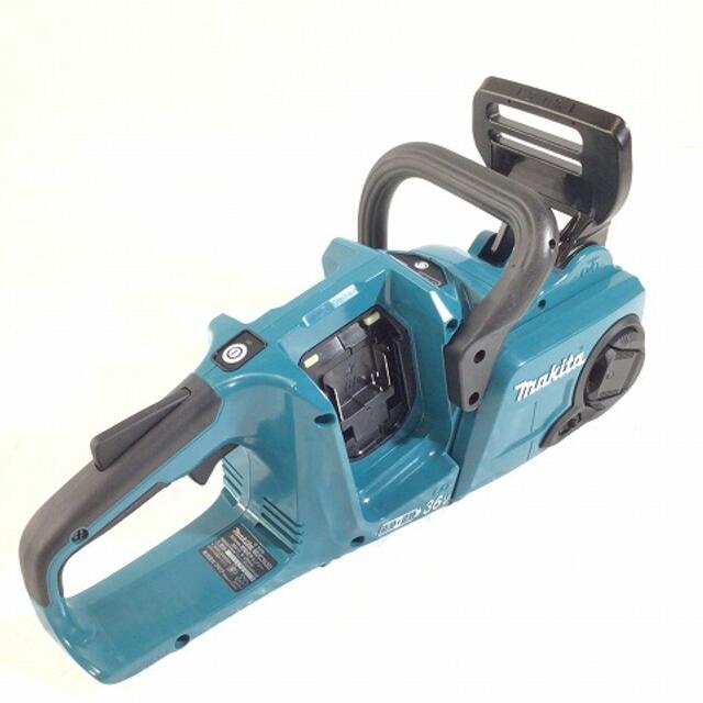 ☆未使用品☆makita マキタ 18V+18V＝36V 充電式チェンソー MUC353DPG2 バッテリー2個(6.0Ah) 2個口急速充電器付 充電式チェーンソー 61780