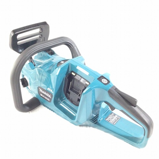 ☆未使用品☆makita マキタ 18V+18V＝36V 充電式チェンソー MUC353DPG2 バッテリー2個(6.0Ah) 2個口急速充電器付 充電式チェーンソー 61780