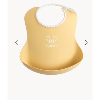 ベビービョルン(BABYBJORN)のベビービョルン　フーディングスタイ　イエロー(お食事エプロン)