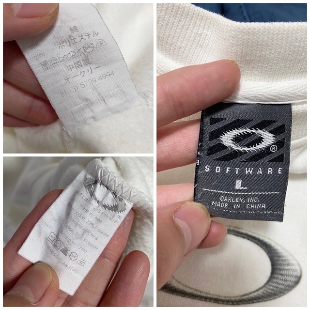 Oakley - vintage 00s oakley 両面プリント ロゴ スウェット