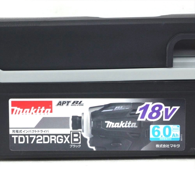 Makita(マキタ)の$$MAKITA マキタ 充電式インパクトドライバ TD172DRGX-B ブラック 18V 6.0Ah 未開封・ インテリア/住まい/日用品のインテリア/住まい/日用品 その他(その他)の商品写真