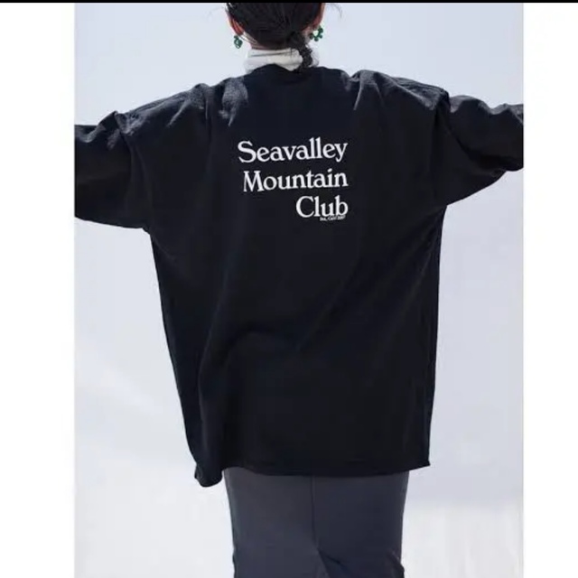 SEA(シー)のSEA Seavalley Mountain Club バックプリント TEE レディースのトップス(Tシャツ(長袖/七分))の商品写真