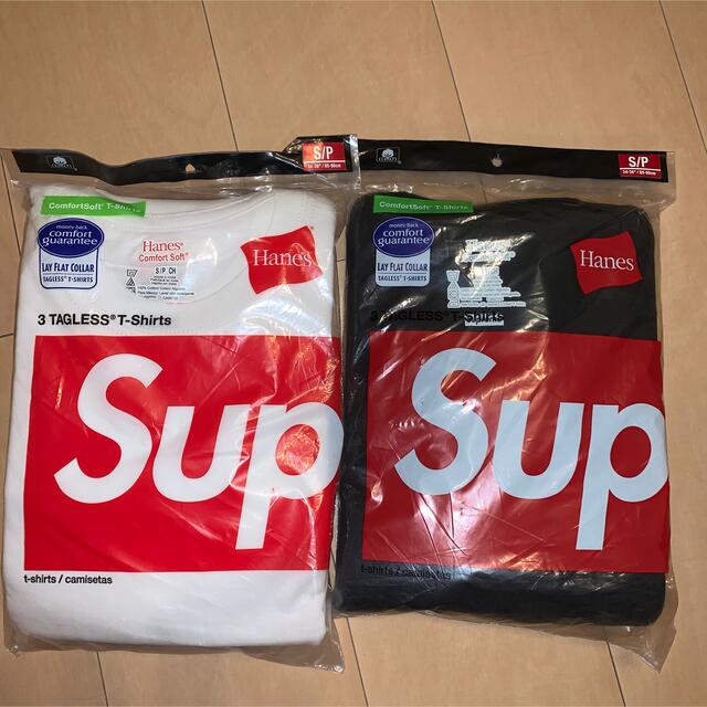最大66%OFFクーポン Supreme Hanes 白黒 2枚 ecousarecycling.com