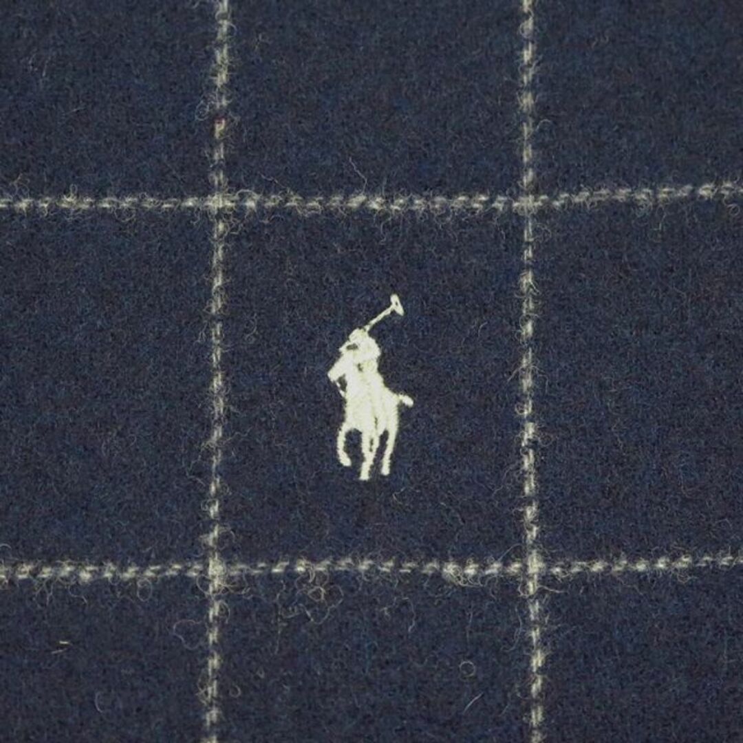 POLO RALPH LAUREN(ポロラルフローレン)のポロ ラルフ ローレン POLO RALPH LAUREN マフラー PC0743 433/HUNTER NAVY レディースのファッション小物(マフラー/ショール)の商品写真