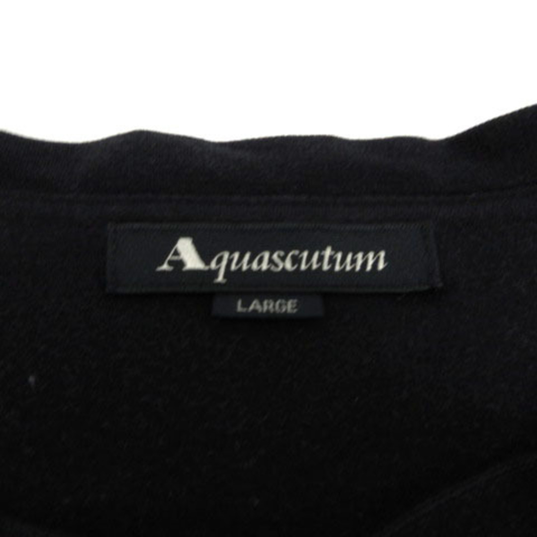 AQUA SCUTUM(アクアスキュータム)のアクアスキュータム Tシャツ 長袖 ロンT ボーダー 白 紺 グレー ピンク L メンズのトップス(Tシャツ/カットソー(七分/長袖))の商品写真