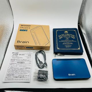 シャープ(SHARP)の【美品】電子辞書 SHARP PW-SH7-K ネイビー(その他)