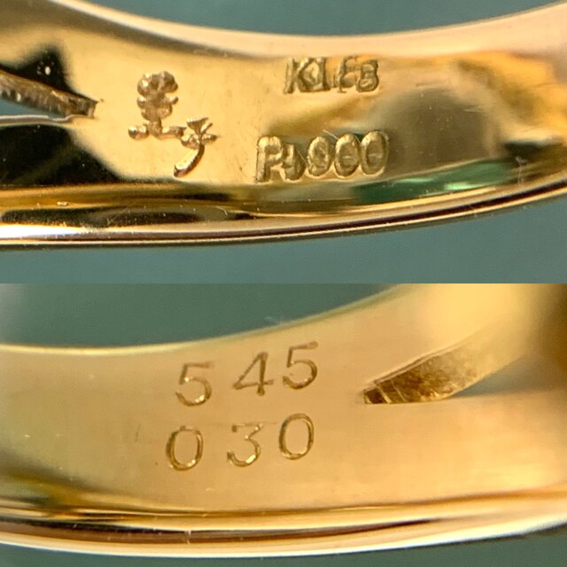 水野 薫子  KAOLVCO 指輪 エメラルド 5.45 ダイヤ 0.3 K18 レディースのアクセサリー(リング(指輪))の商品写真