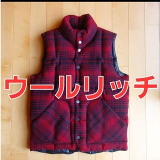 ウールリッチ(WOOLRICH)のWOOLRICH × GREEN LABEL　ダウンベスト　ウールリッチ(ダウンベスト)