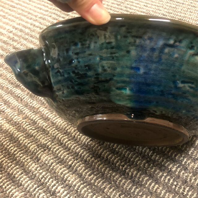 片口大鉢 藍彩 舞陶館  創作陶器 2