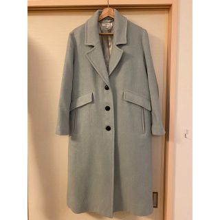 マウジー(moussy)のMOUSSY コート　サックスブルー(ロングコート)