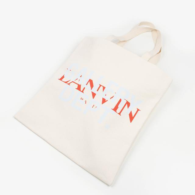 LANVIN(ランバン)のLANVIN X GALLERY DEPARTMENT ベージュキャンバストートバッグ 鞄 イタリア正規品 新品 LM-BGTOGD-GDP2-P22 レディースのバッグ(トートバッグ)の商品写真